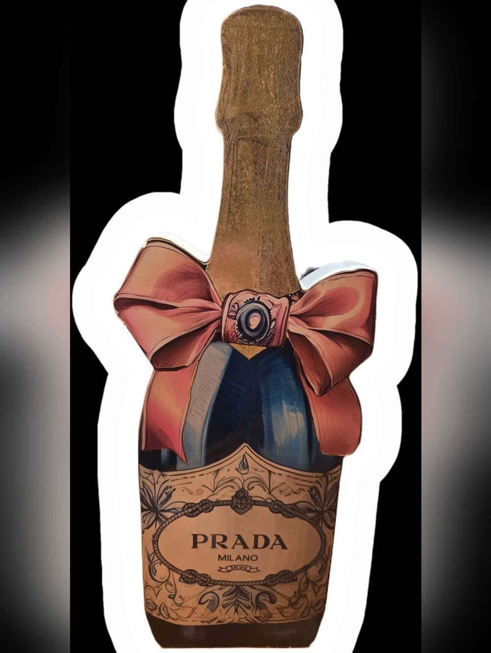 PRADA THEME WOODEN DECOR